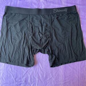 Black Boxer Briefs Stretchy Athletic Fit